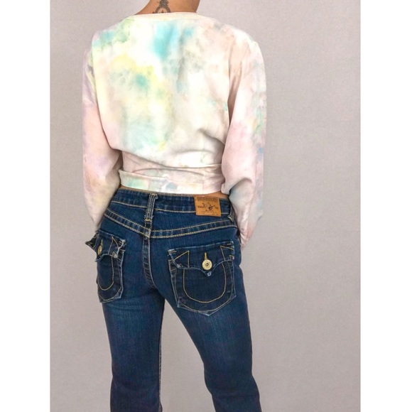 Vintage 💫 Hand-Dyed Blouse in Dreaming - Picture 9 of 15